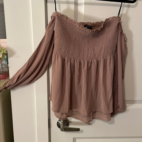 Forever 21 Tops - Forever 21 Smocked Off Shoulder Blouse